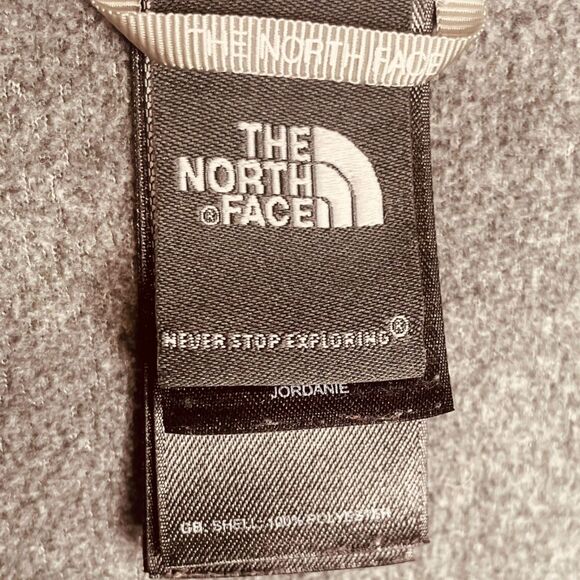 The North Face | Gray & Black 1/4 Zip Fleece Pullover Sweatshirt Size L | EUC - Picture 5 of 12